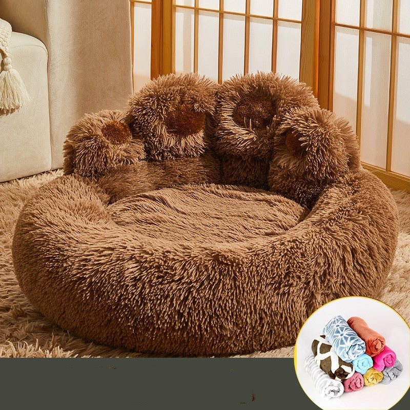 CalmPaws Calming Dog Bed for Anxious Dogs